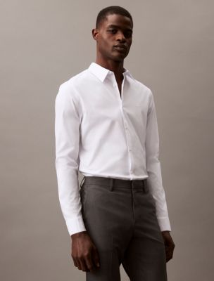 Slim Stretch Shirt, Brilliant White