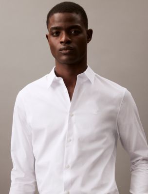 Slim Stretch Shirt, Brilliant White