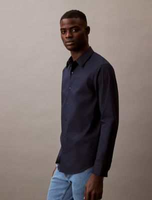 Classic Stretch Button-Down Shirt | Calvin Klein Classic Stretch Button-Down Shirt | Calvin Klein