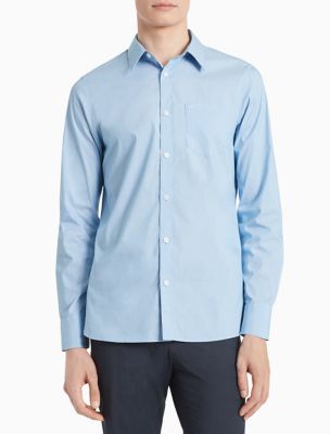 calvin klein slim fit stretch shirt