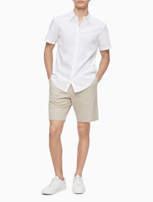 calvin klein short sleeve button down