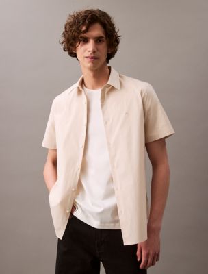 Calvin klein white button up online