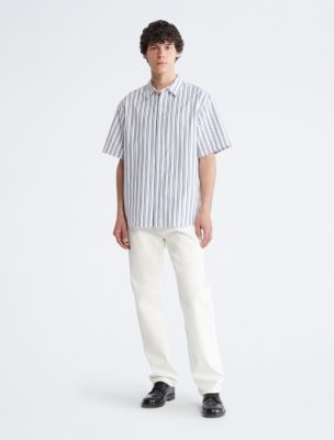 Double Stripe Short Sleeve Easy | Calvin Shirt Klein® USA