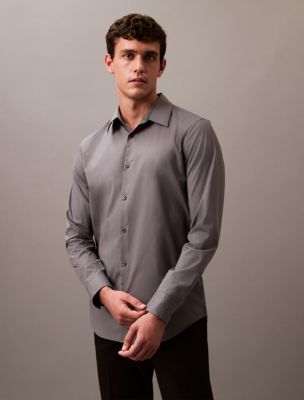 Refined Stretch Micro Stripe Classic Button Down Shirt Calvin Klein