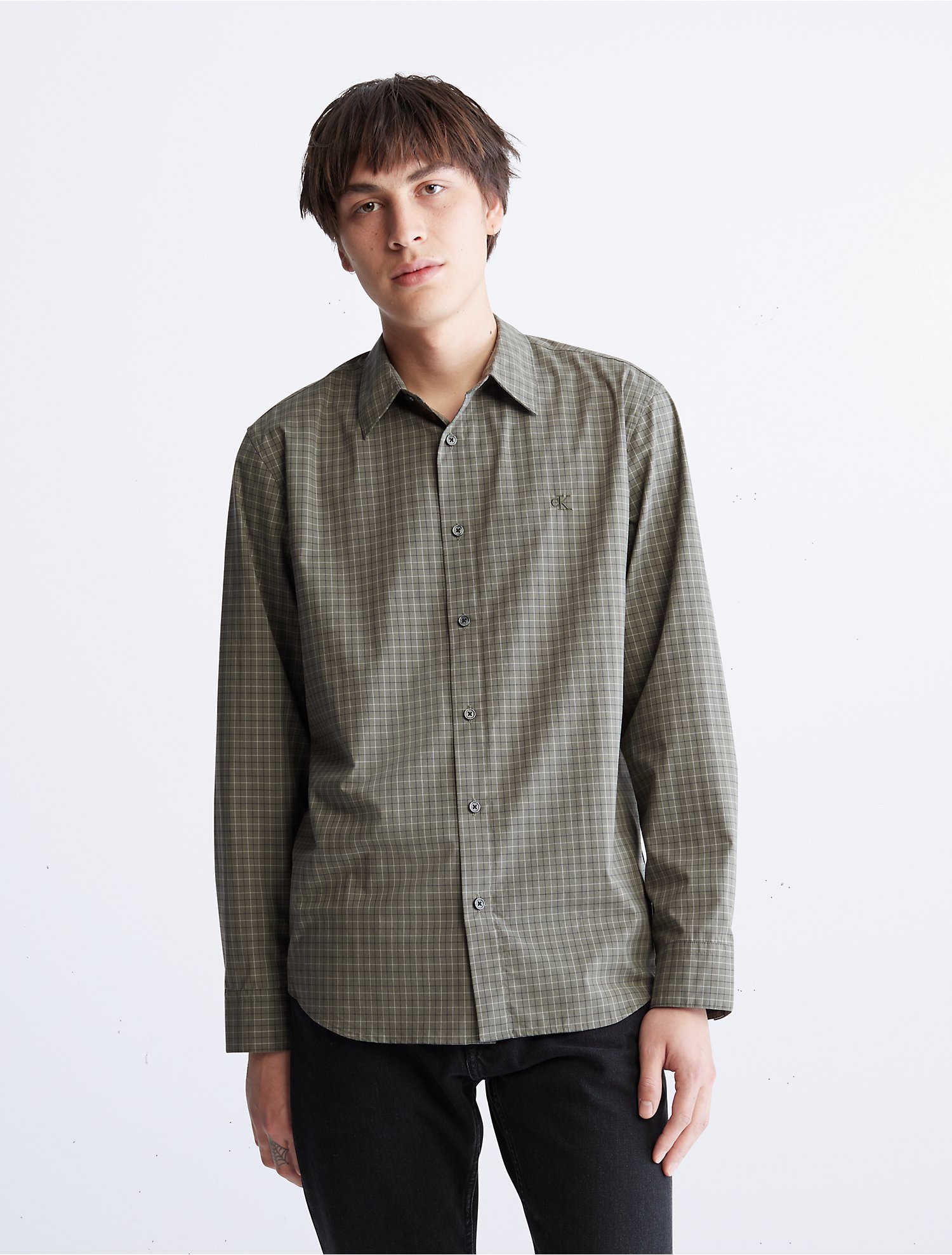 Check Button-Down Easy Shirt | Calvin Klein® USA