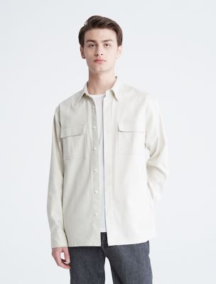 Button-Down Easy Shirt, White