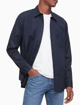 Button-Down Easy Shirt, Sky Captain