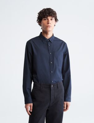 Calvin klein hot sale button shirt