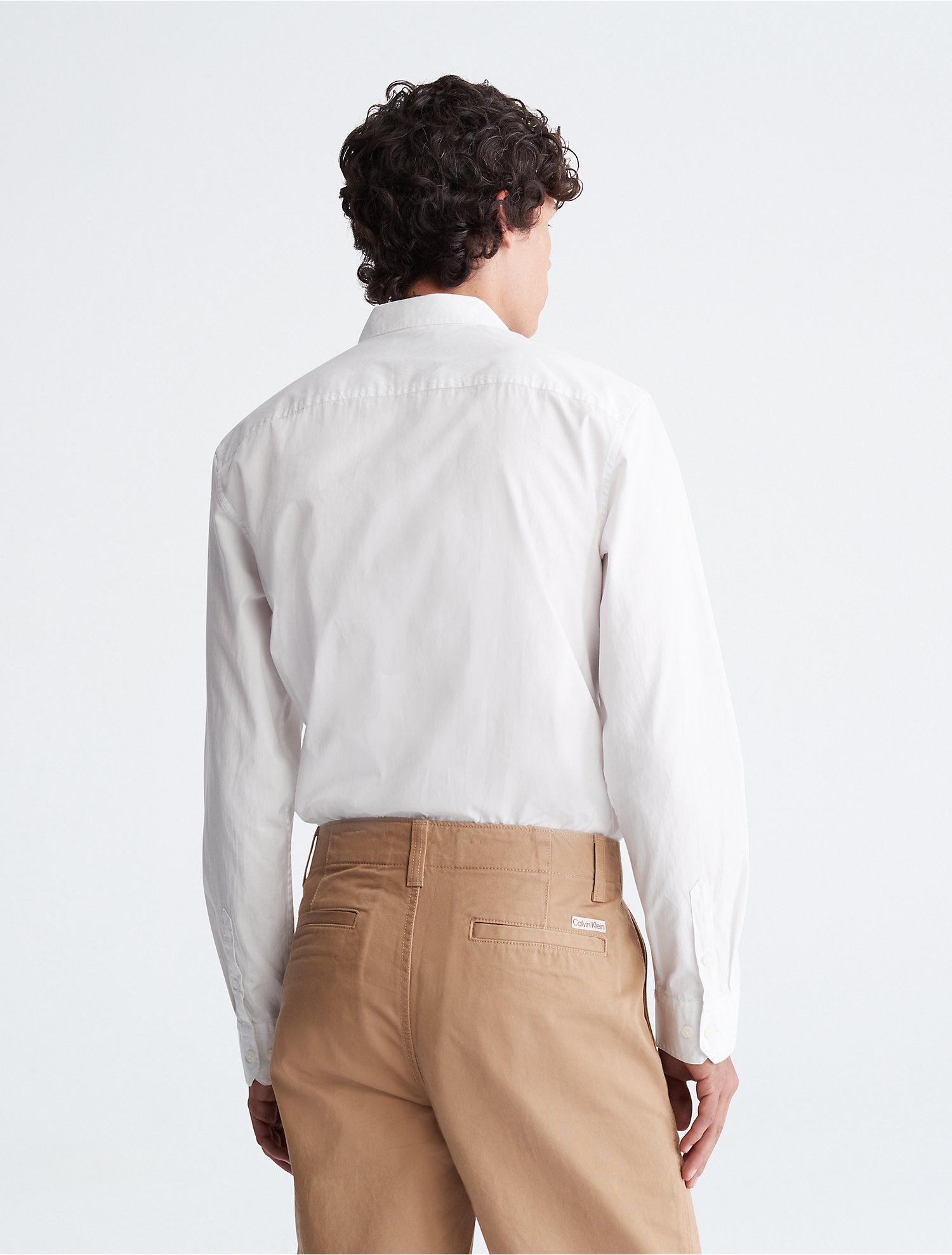 Patch Verwarren herberg Stretch Cotton Shirt | Calvin Klein