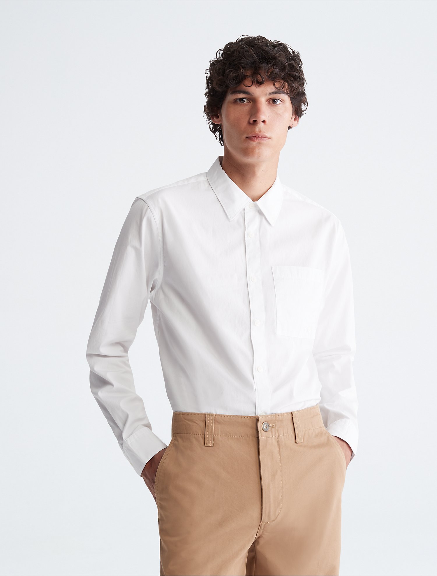 Stretch Cotton Shirt | Calvin Klein