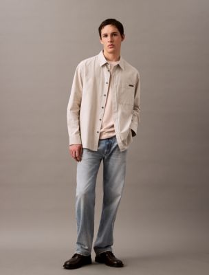 FreshService) CORPORATE STRIPE REGULAR COLLAR SHIRT (FSW-22