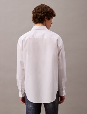 Pocket Cotton Button-Down Shirt | Calvin Klein