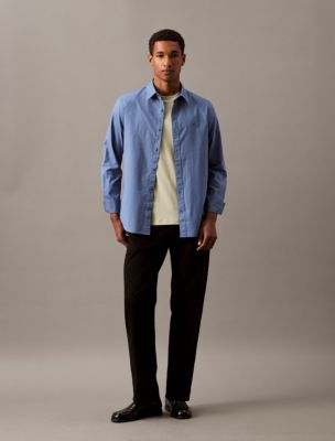 Solid Oxford Classic Button-Down Shirt | Calvin Klein