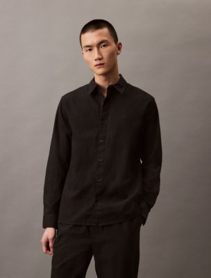 Linen Cotton Classic Button-Down Shirt