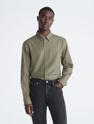 Calvin klein clearance button up shirt