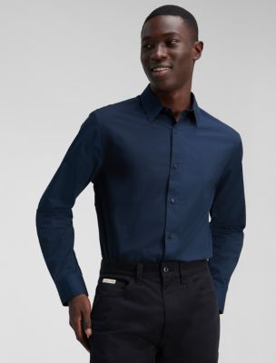 Shop Men's Short & Long Sleeve Button Ups | Calvin Klein