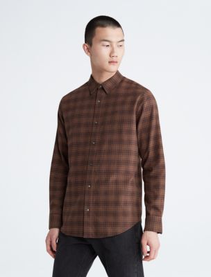 Shop Men's Short & Long Sleeve Button Ups | Calvin Klein
