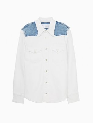 calvin klein jeans western shirt