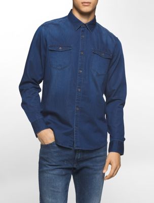 denim shirt calvin klein