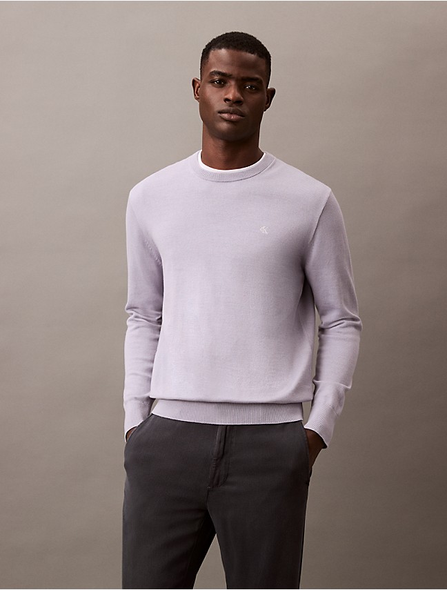 Smooth Cotton Quarter Zip Sweater | Calvin Klein Smooth Cotton Quarter Zip Sweater | Calvin Klein