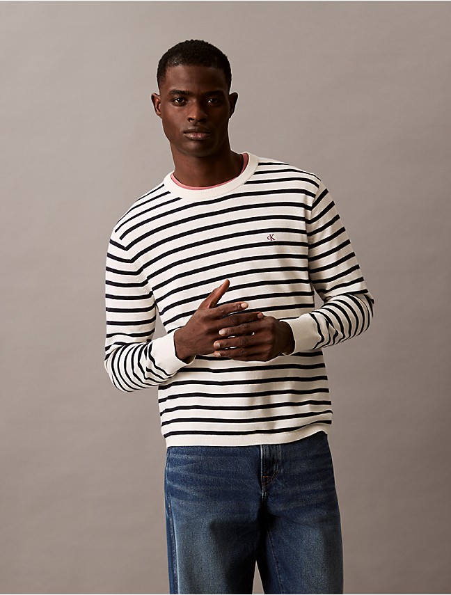 Smooth Cotton Quarter Zip Sweater | Calvin Klein Smooth Cotton Quarter Zip Sweater | Calvin Klein