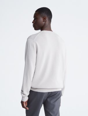 Smooth Cotton Sweater, Porpoise