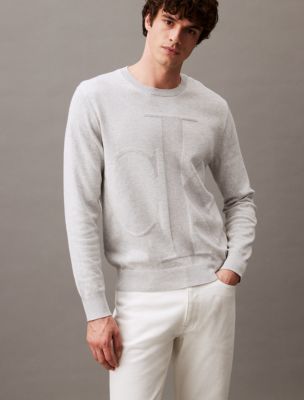 Calvin Klein Men's Circle Monogram Logo Crewneck India