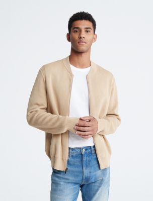 Cotton sweater clearance jacket