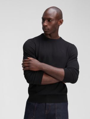 Calvin klein black sweater on sale