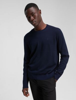 Extra Fine Merino Sweater, Dark Sapphire