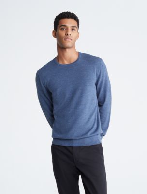 CALVIN KLEIN JEANS - Men's winter logo sweatshirt - navy