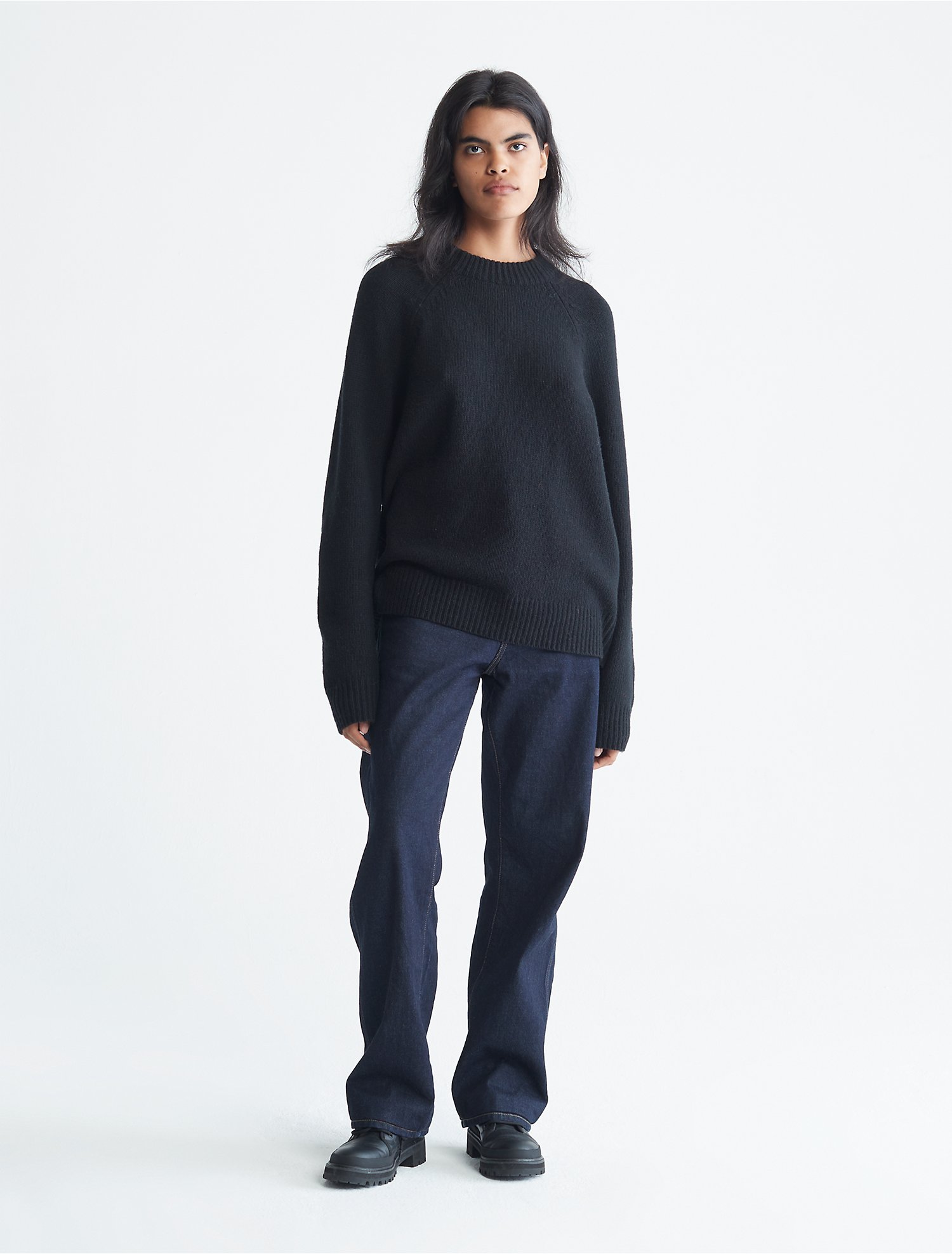 Hervat Kaal Miniatuur Standards Crewneck Pullover Sweater | Calvin Klein® USA