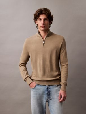 Calvin klein half zip sweater online