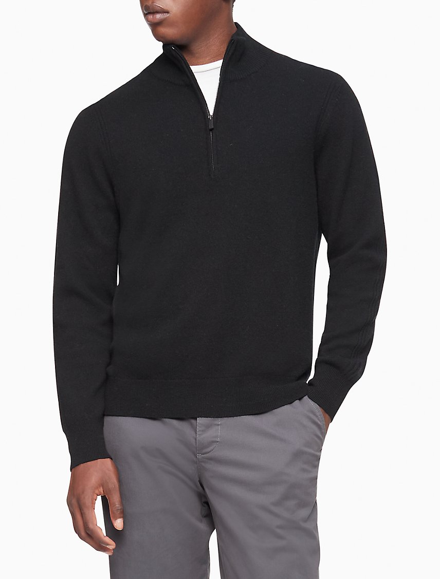 Online Exclusive Merino Wool 1/4 Zip Sweater