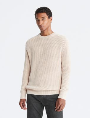 Faded Wash Crewneck Sweater, Desert Sand Dune