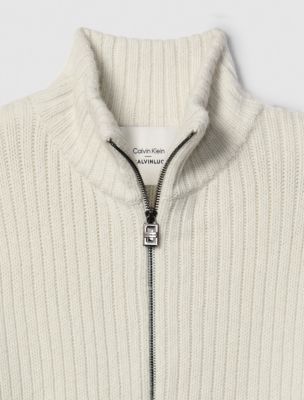 Ribbed Zip Sweater | Calvin Klein