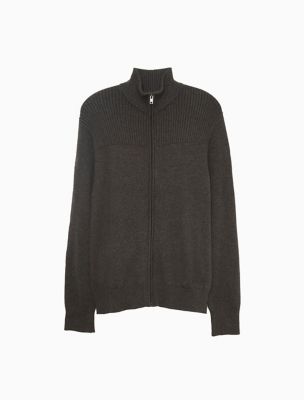 calvin klein zipper sweater