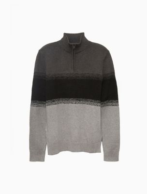 calvin klein full zip sweater