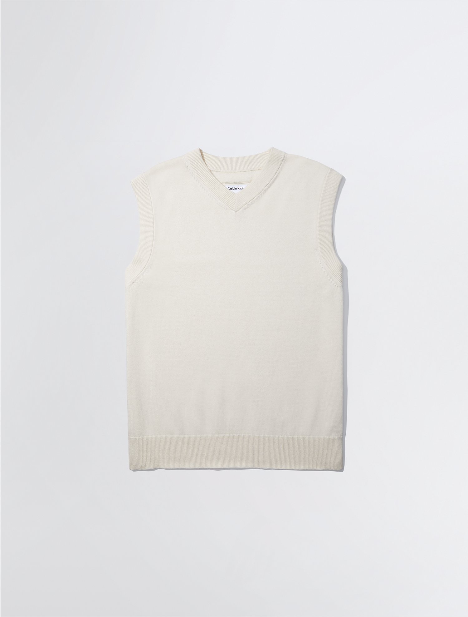 Standards High V-Neck Vest | Calvin Klein® USA