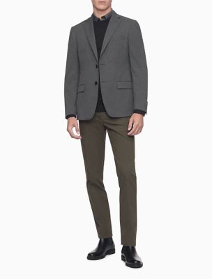 calvin klein 2 button blazer