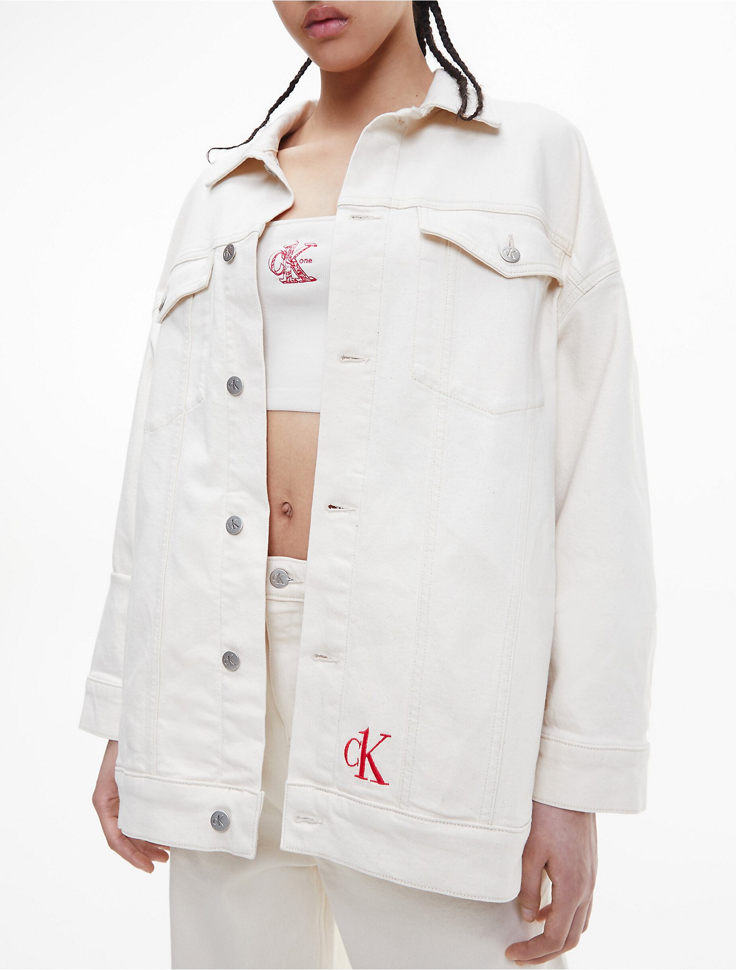 CK One Gender Inclusive Oversized Denim Jacket | Calvin Klein® USA