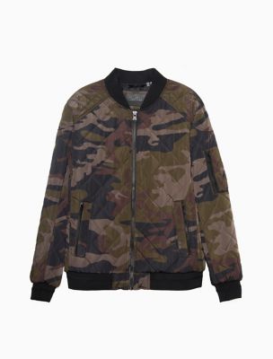 calvin klein camo jacket