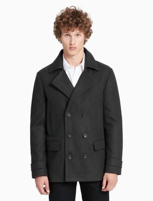 pea coat calvin klein