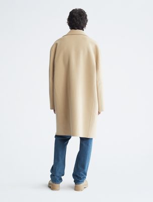 Double faced wool coat