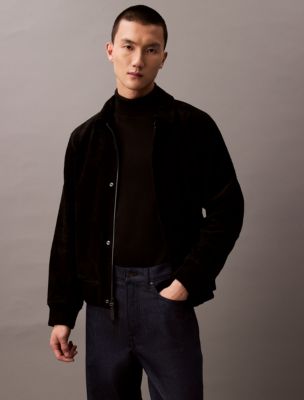 Calvin klein suede jacket on sale