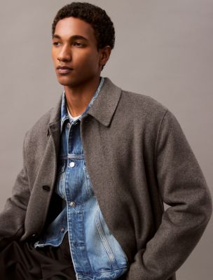 Calvin klein car coat clearance