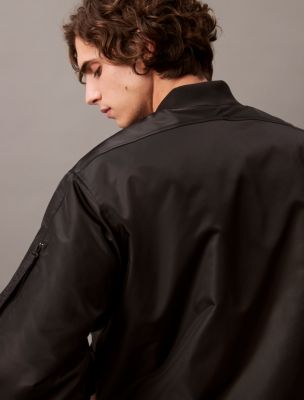 Twill Nylon Bomber Jacket | Calvin Klein