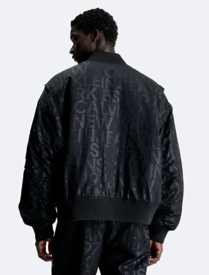 Allover Logo Bomber Jacket | Calvin Klein® USA