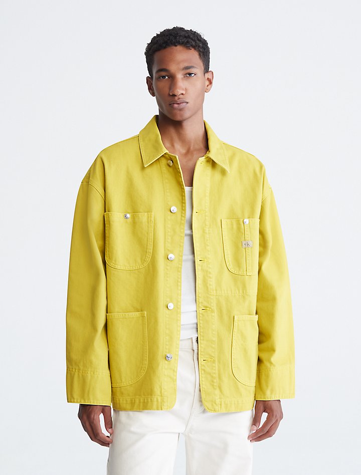 Khakis Stone Wash Denim Chore Jacket | Calvin Klein