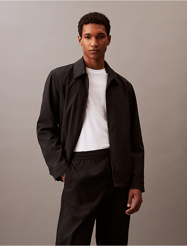 KaLI_store Mens Casual Blazer Men's Sport Coat Classic Fit 2 Button Stretch Blazer  Suit Jacket Black,4XL 